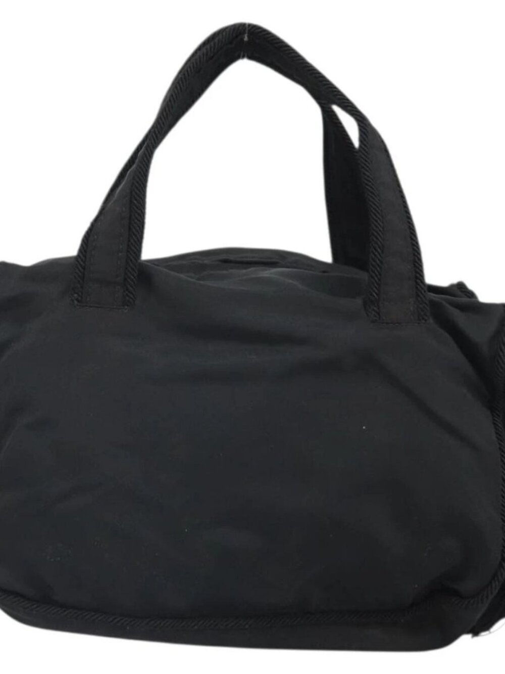 PRADA Hand Bag Nylon Black Gold Auth bs33258 - Picture 2 of 16